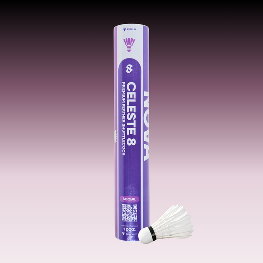 SUPERNOVA™ Celeste 8 - 12 Premium Goose Feather Shuttlecocks