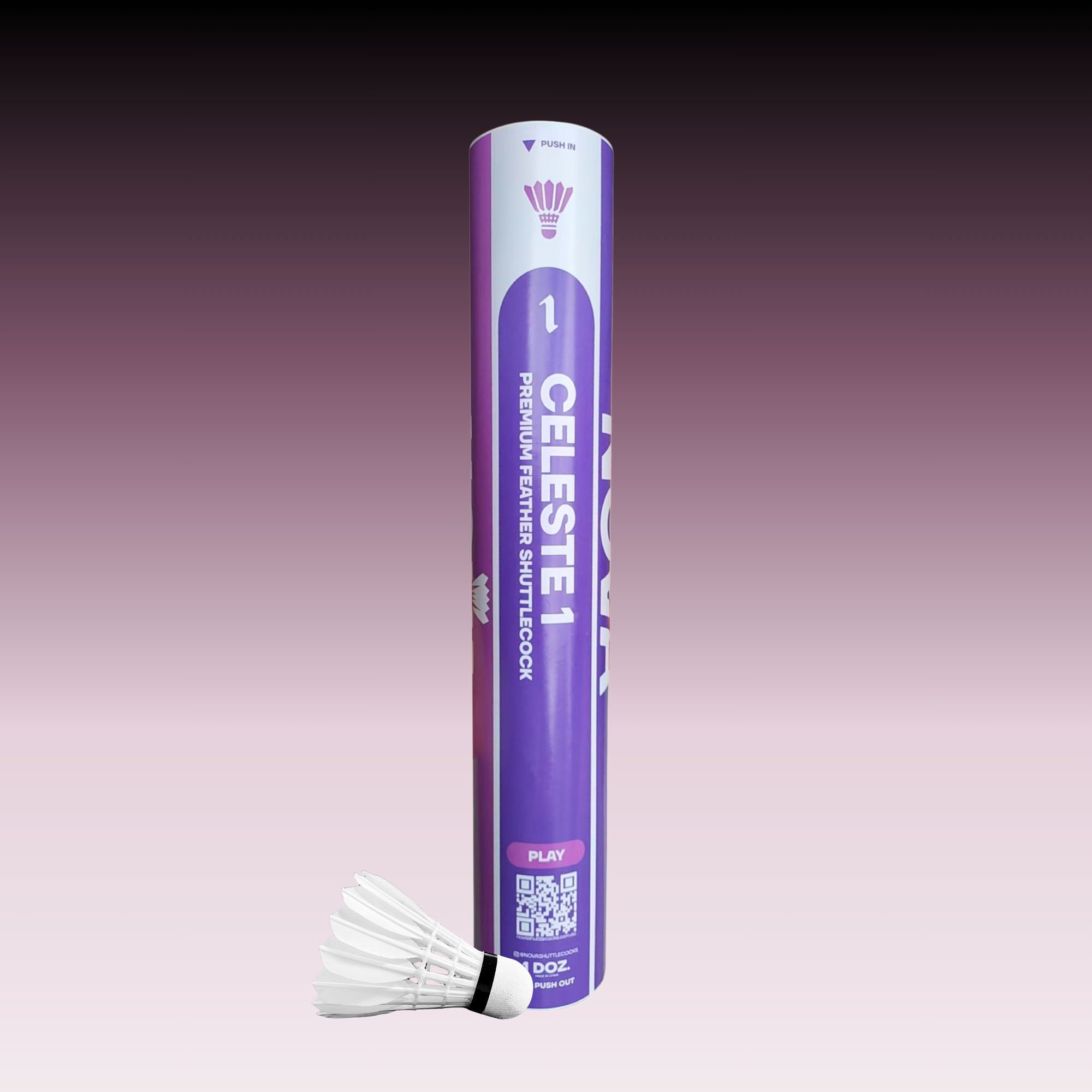 SUPERNOVA™ Celeste 1 - 12 Goose Feather Shuttlecocks